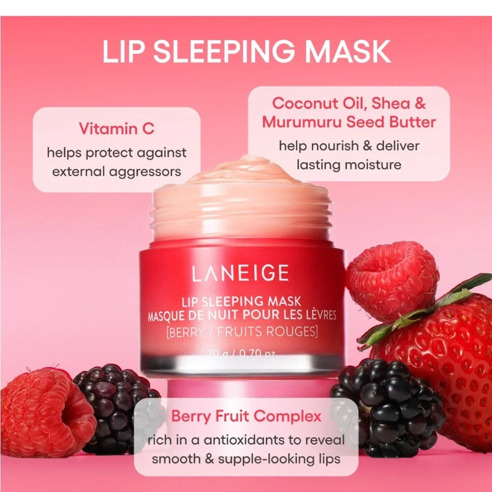 LANEIGE Lip Sleeping Mask Intense Hydration with Vitamin C - Berry - Picture 6 of 6